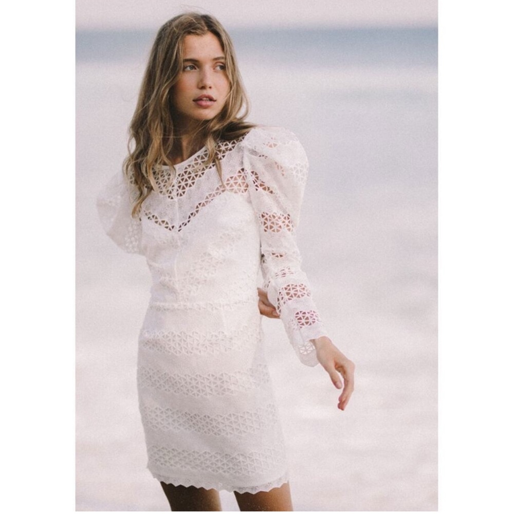 NWT Bardot Lace dress ivory women’s sz 6 / S